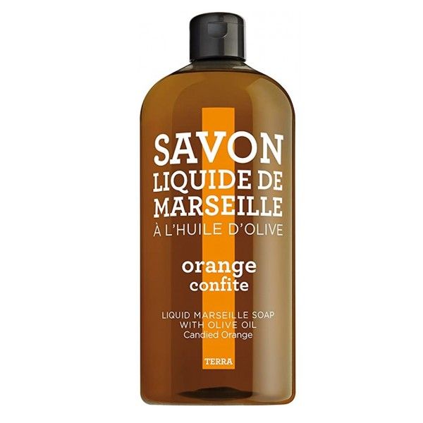 Sapone Liquido à l'huile d'olive - Orange Confite 1L Refill